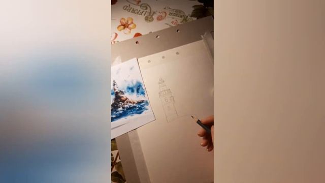 Рисуем акварелью смотреть онлайн