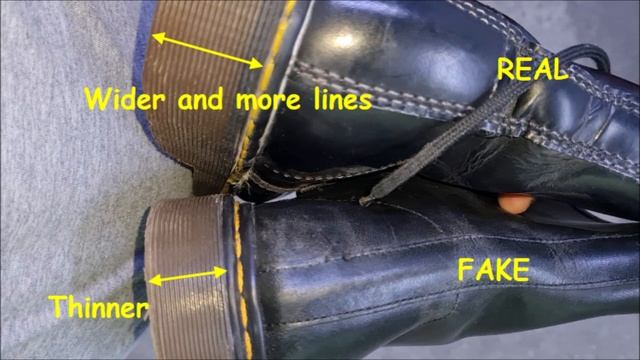 Dr. Martens boots real vs fake. How to spot original Doc Martens 1460 boots смотреть онлайн