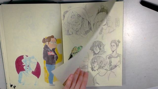 Sketchbooktour 11 - 2021 - Flying Tiger Sketchbook in A4 смотреть онлайн