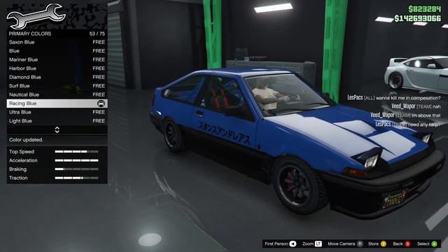 Grand Theft Auto V Customizing the Karin Futo GTX. смотреть онлайн