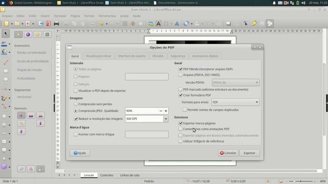 LibreOffice Draw criar FORMULÁRIO pdf editável смотреть онлайн