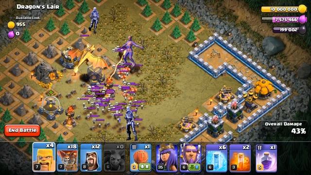 DRAGON'S LAIR MUCH EASIER WAY 3 STAR (TH 8-12) - Clash of Clans смотреть онлайн