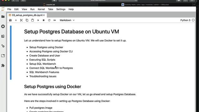 Setup Postgres Database on Ubuntu VM - Introduction - Setup Postgres Database смотреть онлайн