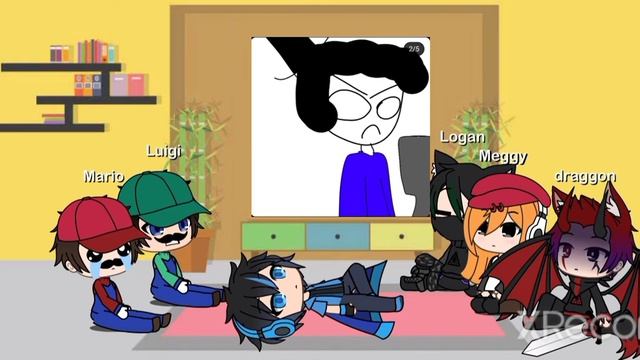 Gamer, Mario, Luigi, Meggy, Logan and draggon react Andresfan is community смотреть онлайн