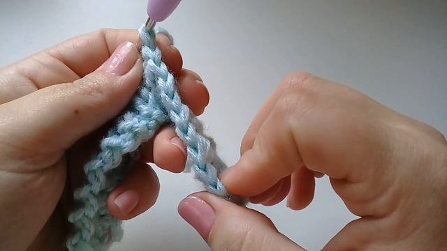 Как эластично закрыть резинку 1×1 крючком.Легкий способ. смотреть онлайн