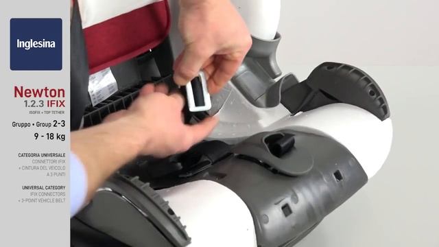 Детское автокресло Inglesina Newton IFix (видео группы 2-3) смотреть онлайн