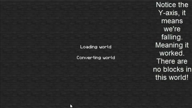 How to make a Minecraft world with no block смотреть онлайн
