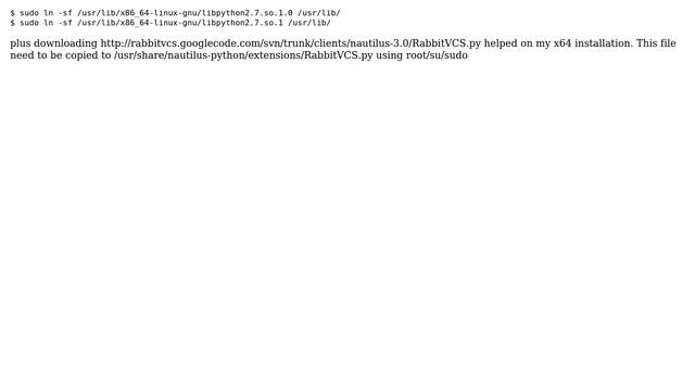 Ubuntu: Rabbitvcs Nautilus not working on ubuntu 13.04 (5 Solutions!!) смотреть онлайн