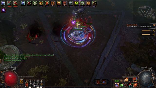 (Post nerfs UPD) PoE Chaos Cyclone Huge Explosions Occultist 3.18 (Mini build guide) смотреть онлайн