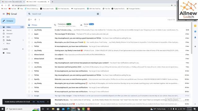 How to Logout or sign out Gmail Account in Laptop / pc (one click) смотреть онлайн