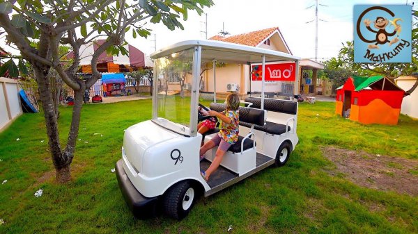 Дети и машина. Милан и Папа ремонтируют машину. МанкиТайм