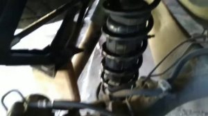 Установка пневмо балона на Рено Сценик 3