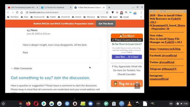 2020 - How to install Other Web Browsers on #FydeOS v10.2 - #ChromiumOS_based_Distro - #September 2 смотреть онлайн