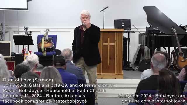 Born of Love (Sermon - February 11, 2024) - Pastor Bob Joyce - Household of Faith смотреть онлайн