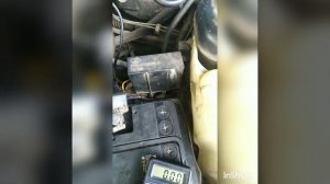 проверка зарядки акамулятора и проверка массы корпуса кузова на ладе приоре