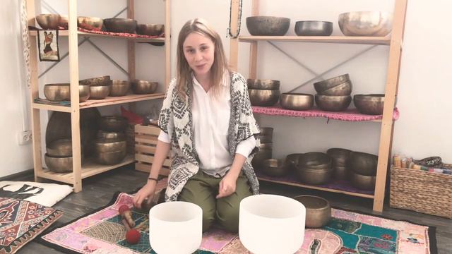 Из онлайн курса «Поющие чаши: применение звука в работе с людьми»