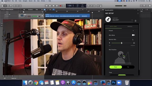 Shure MV7 USB/XLR Podcasting, Home Recording Microphone смотреть онлайн
