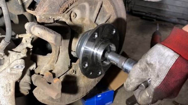 ŠKODA OCTAVIA ЗАМЕНА ЗАДНЕГО СТУПИЧНОГО ПОДШИПНИКА ЧТО МОЖЕТ БЫТЬ ПРОЩЕ. #viktorgarage