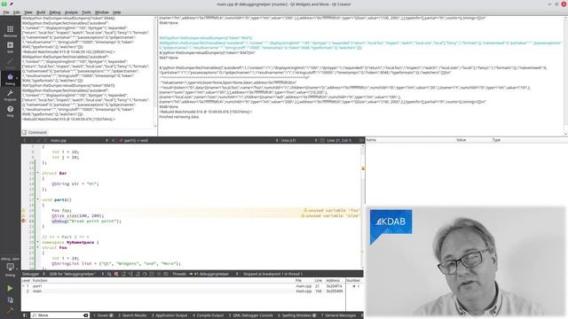Writing Qt Creator Debugging Helpers смотреть онлайн