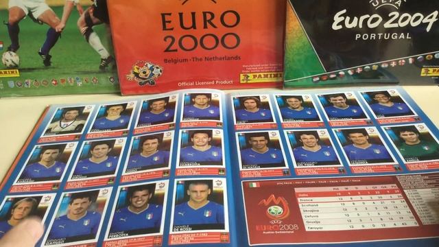 Обзор заполненного альбома наклеек PANINI EURO 2008 (почувствуйте разницу с ЕВРО 2020). смотреть онлайн