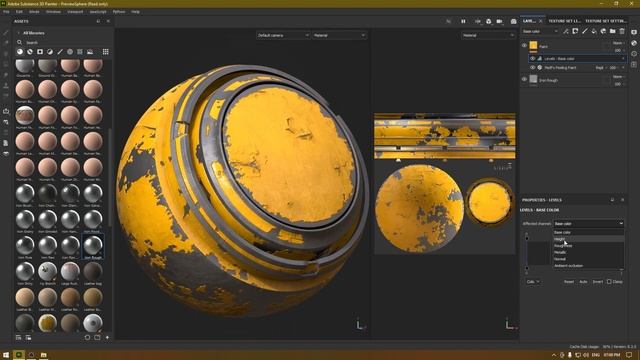 Substance Painter For Beginners Tutorial - Peeling Paint Smart Material