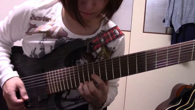 Ibanez 8弦ギターでソロ 2017-08-28