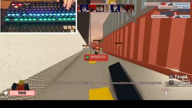 Arsenal, Clicky keyboard sounds and soft music -Roblox Arsenal- смотреть онлайн