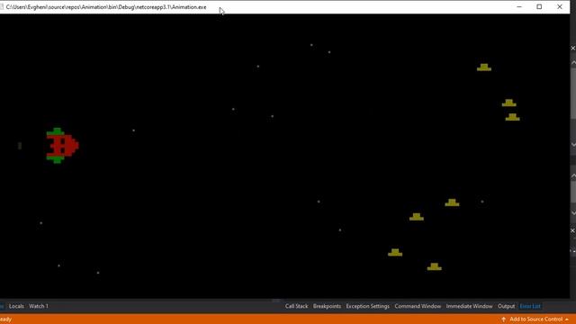 C# Console Game (Command Line) like Space Impact смотреть онлайн