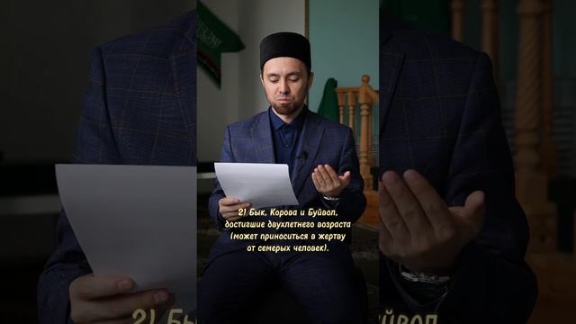 Какие животные разрешены для Курбана (жертвоприношения)? смотреть онлайн