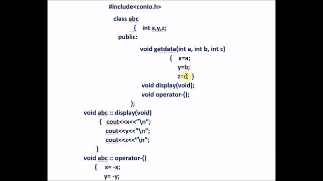 C++ : Overloading Program With Unary Minus Operator In C++ By Programming Brain смотреть онлайн