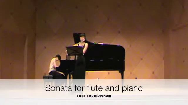 Taktakishvili flute sonata---Xuan Li смотреть онлайн