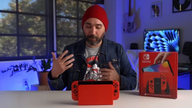 New Nintendo Switch OLED Mario Red Edition Unboxing смотреть онлайн