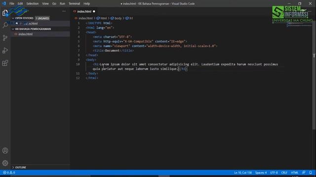 Melakukan Commit dan Melihat History dengan Menggunakan Git pada Visual Studio Code смотреть онлайн