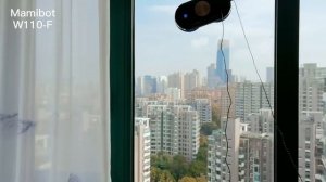 MAMIBOT W110 F robot window cleaner with Patented Pumped WATER SPRAYING Function, demo video