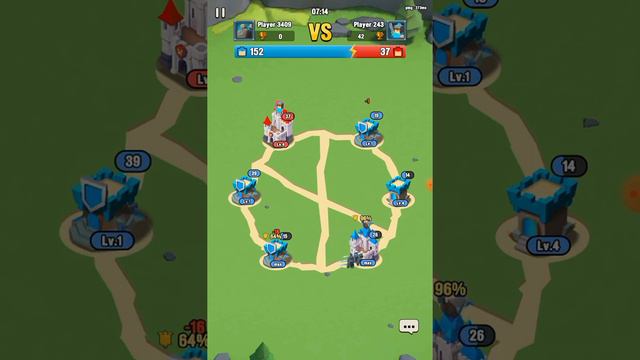 Играю в Tower Clash! смотреть онлайн