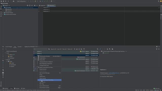 Объединение коммитов в PhpStorm смотреть онлайн