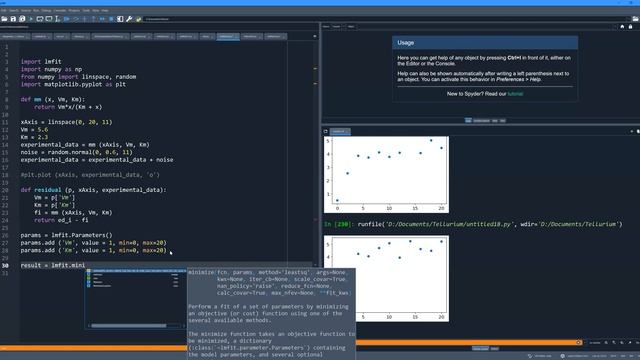 Fitting Michaelis-Menten Example using Python смотреть онлайн