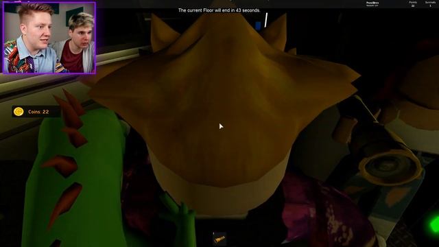 ПОЗЗИ И ВИНДИ КАТАЮТСЯ В ЛИФТЕ СО СКРИМЕРАМИ В ROBLOX ? смотреть онлайн