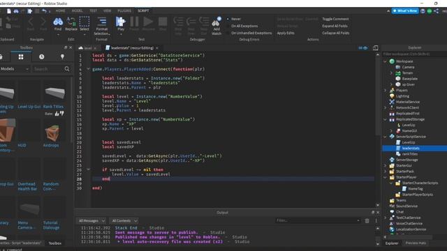 How to Make Progress Bar PART 2 | Roblox Studio Data Saving Tutorial смотреть онлайн