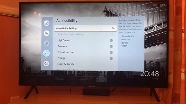 How to turn off Voice Over from smart tv ( how to turn off voice over ) voice guide setting on/ off смотреть онлайн