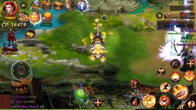 With: Magic Tales #1 Gameplay Первый взгляд Обзор Летсплей (Android,iOS,APK) Игра за Swordsman смотреть онлайн