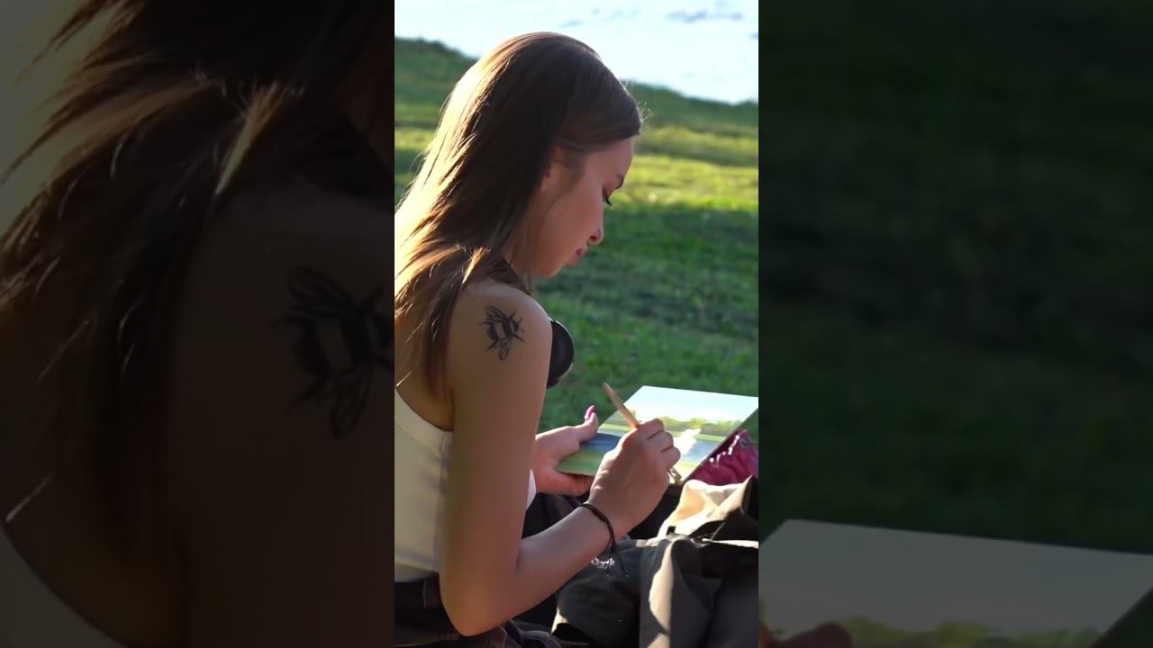 Пленэр с ТАИР прошёл просто чудесно! Очень надеемся встретиться с вами снова #art #painting смотреть онлайн