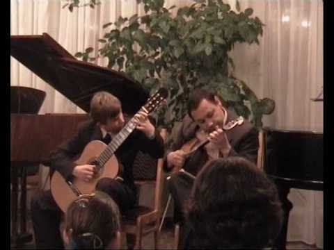 Серебряные струны + давайте тихонько (Domra+guitar)дмш 15