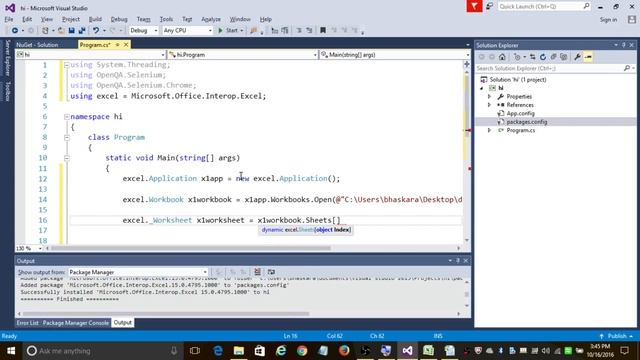 Read data from excel in selenium webdriver c# смотреть онлайн