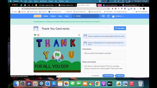 Sharing a Scratch Project and Adding it to a Studio смотреть онлайн