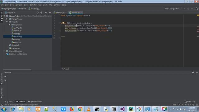 Creating own tablesModels classes in django and registering with admin смотреть онлайн