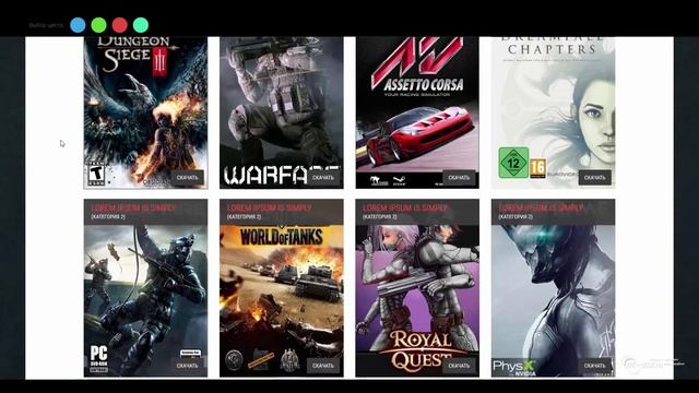 Игровой шаблон SkillaGames для ucoz смотреть онлайн