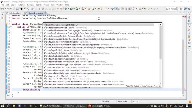 JLabel with Font & Border | Java Swing Tutorials #02 смотреть онлайн