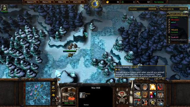 WarCraft 3 Farmer vs Hunter #203 Hunter смотреть онлайн