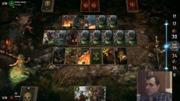 Gwent Dana Harmony ~ Huge Glusty ~ Crimson Curse Deck Gameplay